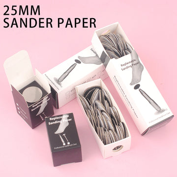 Professional Replaceable Sanding Paper 25mm Pedicure Disc Foot Dead Skin Cuticle Callus Removal Foot Rasp Files Sandpaper Tools